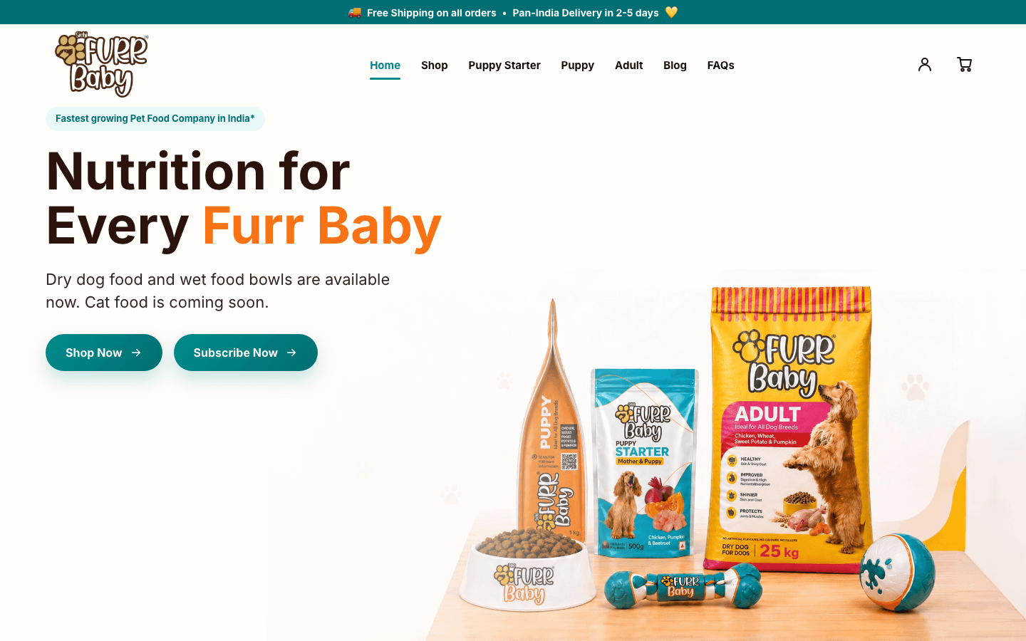 Furr Baby — live website