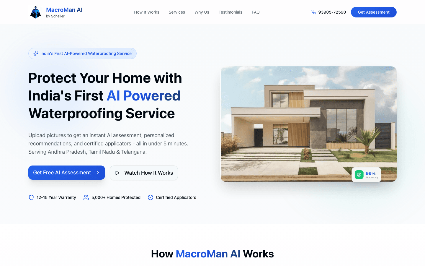 MacroMan AI — live website